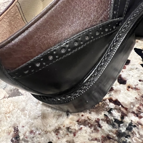 men’s shoes- handmade- new- spain- two tone leather - Picture 8 of 11